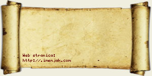 Borka Miljojković vizit kartica